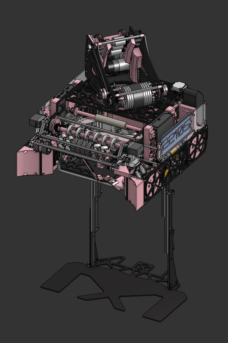 CAD assembly of the 22105 robot